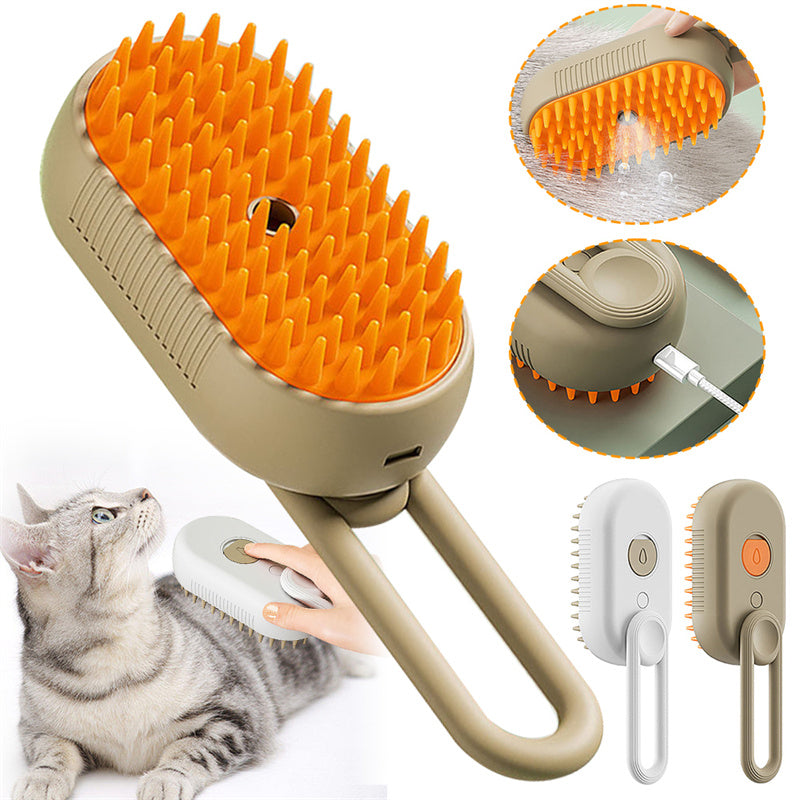 de super handige 3 in 1 katten en honden borstel